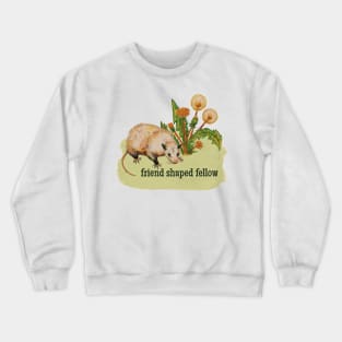 friend shaped fellow Crewneck Sweatshirt